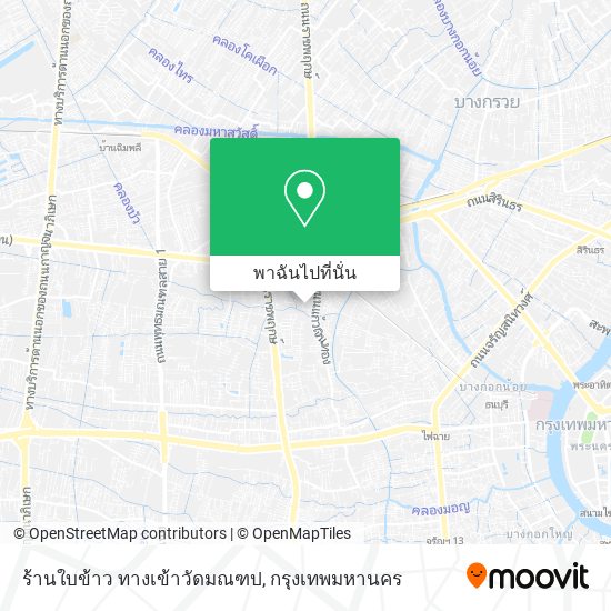 ร้านใบข้าว ทางเข้าวัดมณฑป แผนที่