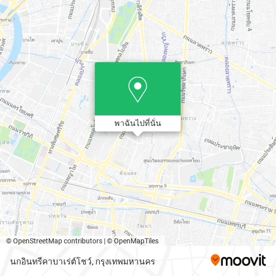 นกอินทรีคาบาเร่ต์โชว์ แผนที่