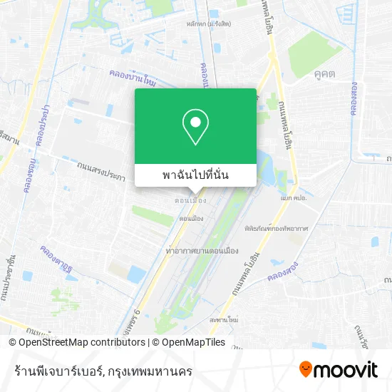 ร้านพีเจบาร์เบอร์ แผนที่