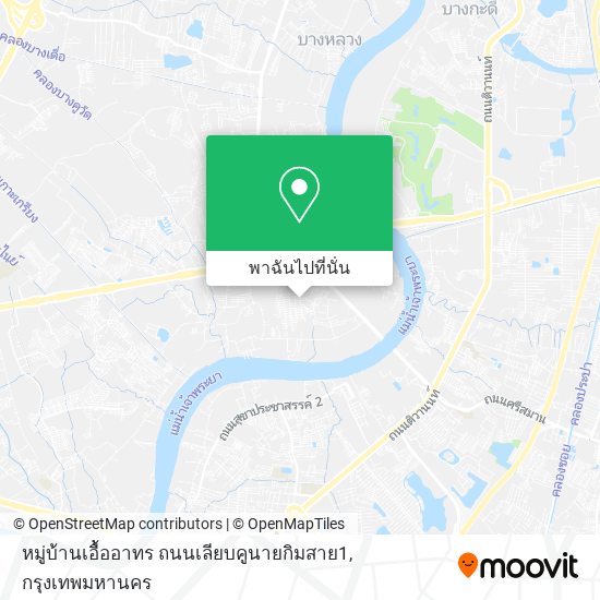 หมู่บ้านเอื้ออาทร ถนนเลียบคูนายกิมสาย1 แผนที่