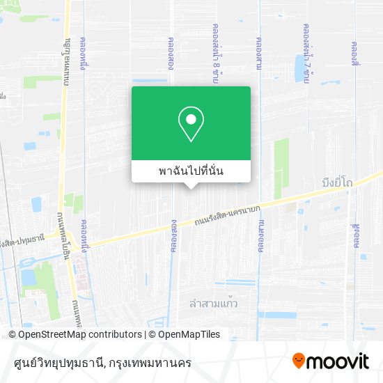 ศูนย์วิทยุปทุมธานี แผนที่