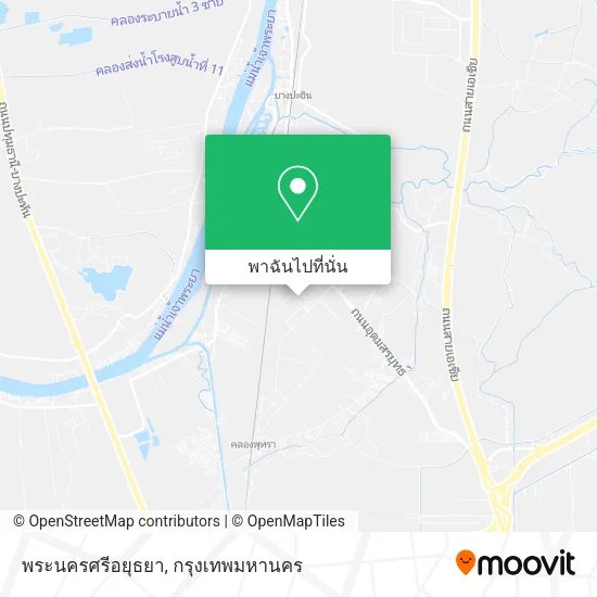 พระนครศรีอยุธยา แผนที่