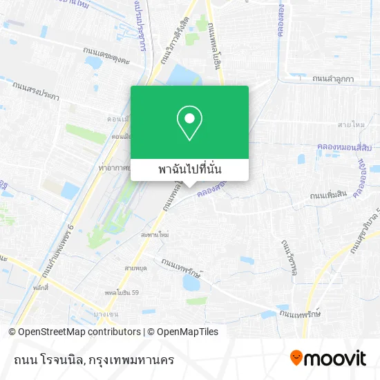 ถนน โรจนนิล แผนที่