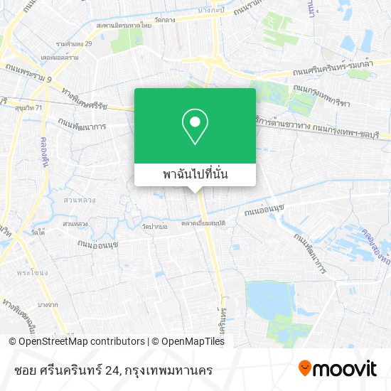 ซอย ศรีนครินทร์ 24 แผนที่