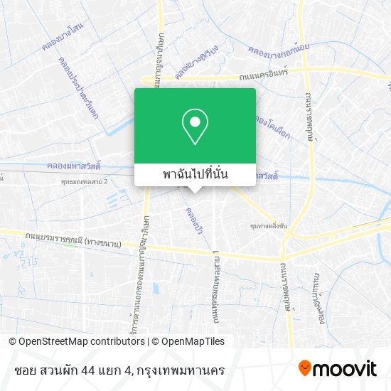 ซอย สวนผัก 44 แยก 4 แผนที่