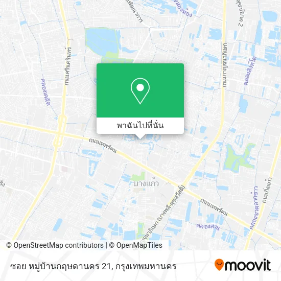 ซอย หมู่บ้านกฤษดานคร 21 แผนที่