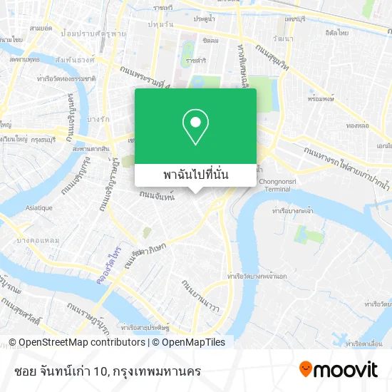 ซอย จันทน์เก่า 10 แผนที่