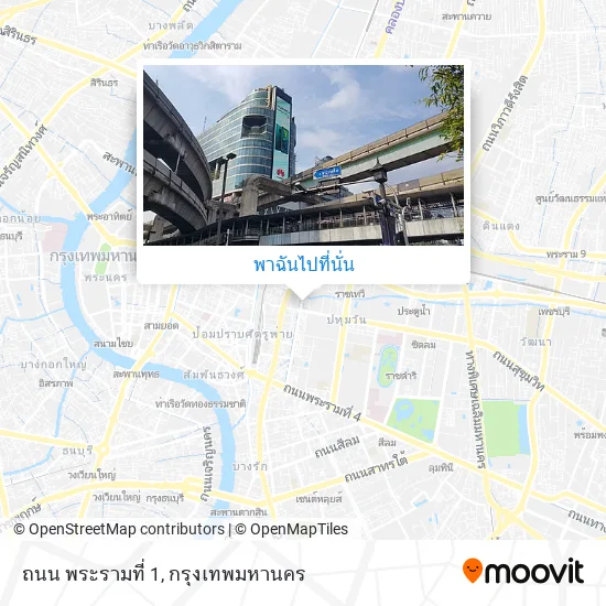ถนน พระรามที่ 1 แผนที่