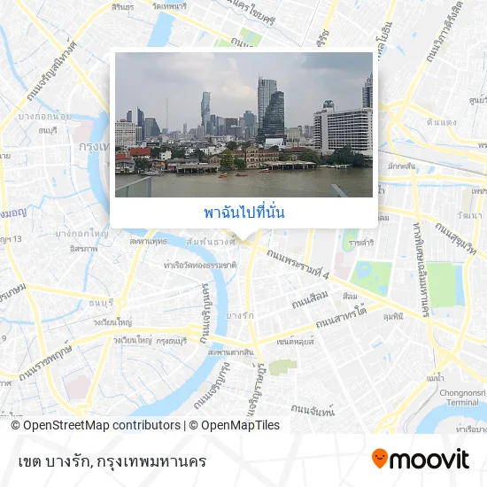 เขต บางรัก แผนที่