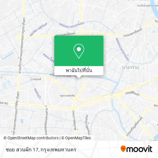 ซอย สวนผัก 17 แผนที่