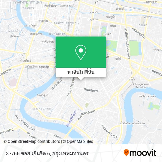 37/66 ซอย เย็นจิต 6 แผนที่