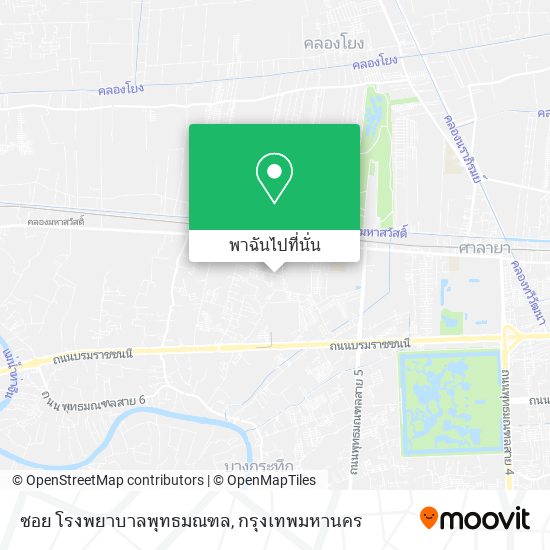 ซอย โรงพยาบาลพุทธมณฑล แผนที่