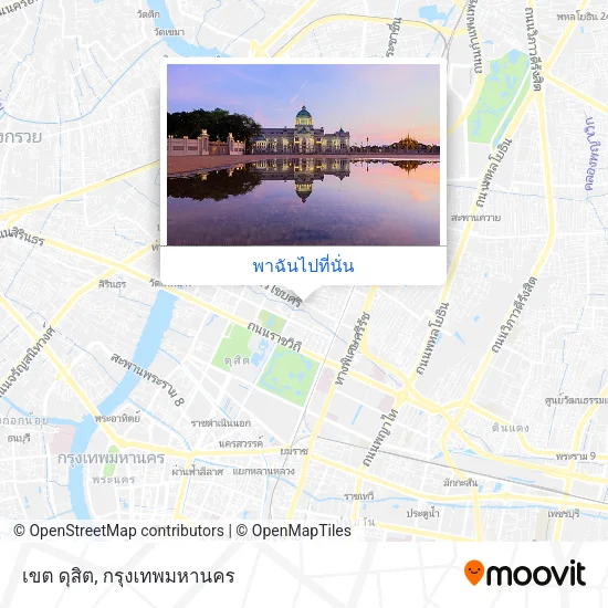 เขต ดุสิต แผนที่