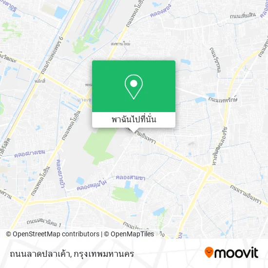 ถนนลาดปลาเค้า แผนที่