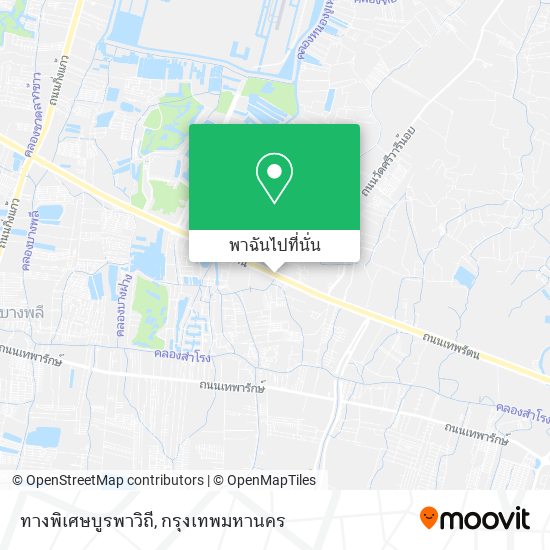 ทางพิเศษบูรพาวิถี แผนที่