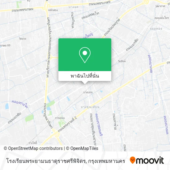 โรงเรียนพระยามนธาตุราชศรีพิจิตร แผนที่