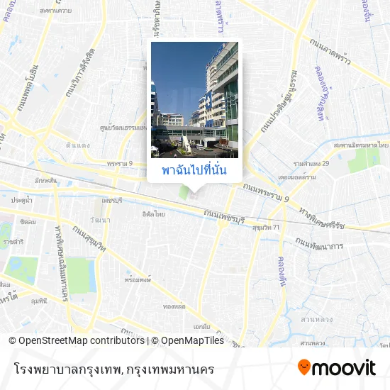 โรงพยาบาลกรุงเทพ แผนที่