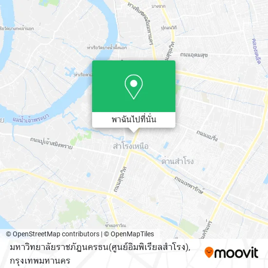 มหาวิทยาลัยราชภัฏนครธน(ศูนย์อิมพิเรียลสำโรง) แผนที่