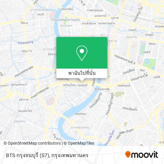 BTS กรุงธนบุรี (S7) แผนที่