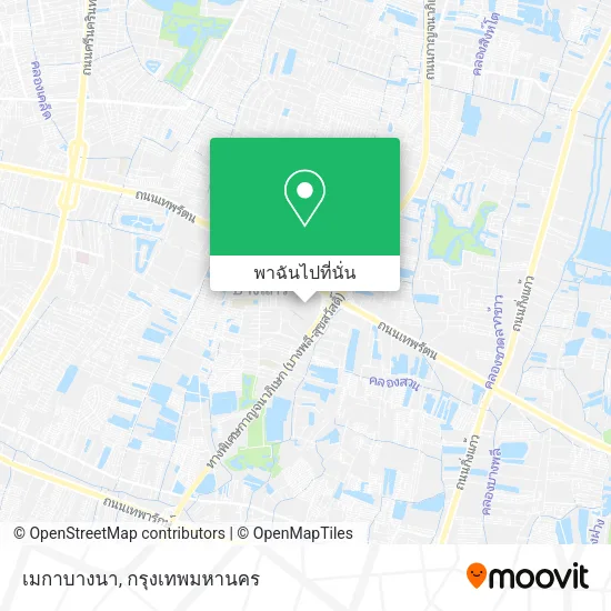 เมกาบางนา แผนที่