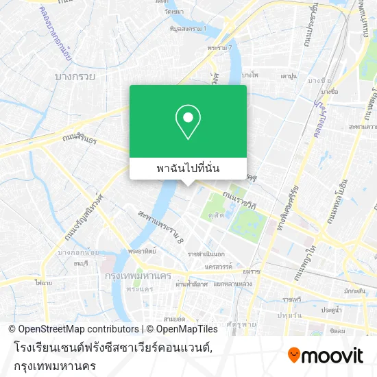 โรงเรียนเซนต์ฟรังซีสซาเวียร์คอนแวนต์ แผนที่
