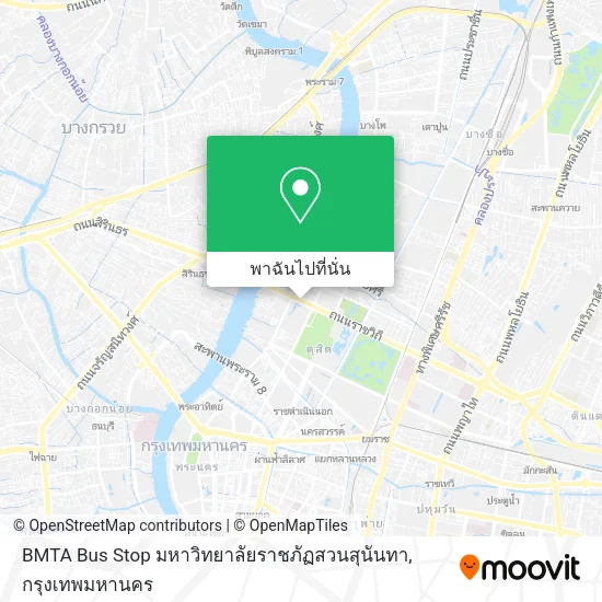 BMTA Bus Stop มหาวิทยาลัยราชภัฏสวนสุนันทา แผนที่