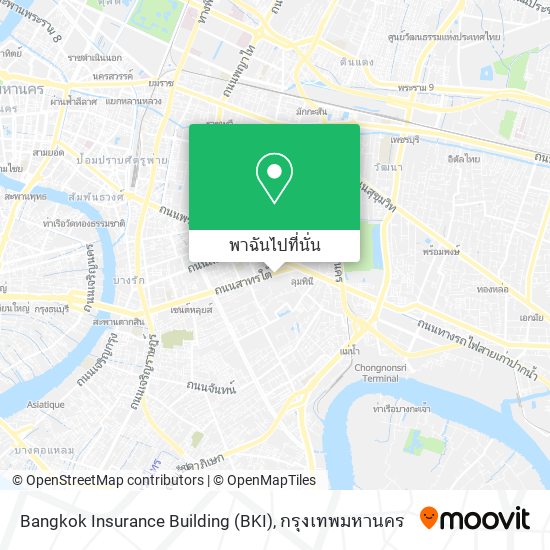 Bangkok Insurance Building (BKI) แผนที่