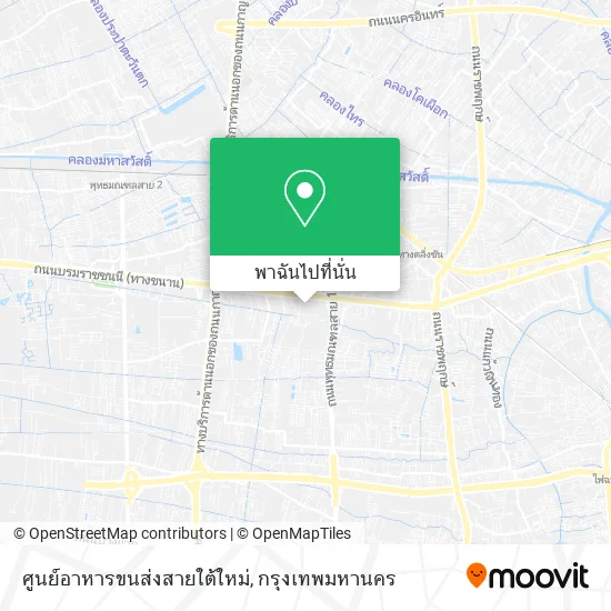 ศูนย์อาหารขนส่งสายใต้ใหม่ แผนที่