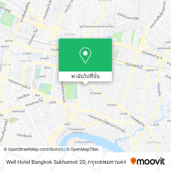 Well Hotel Bangkok Sukhumvit 20 แผนที่