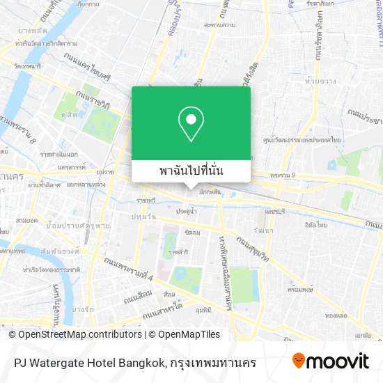 PJ Watergate Hotel Bangkok แผนที่