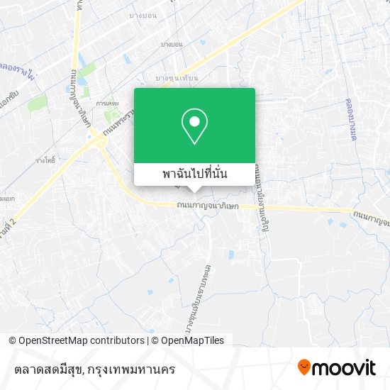 ตลาดสดมีสุข แผนที่