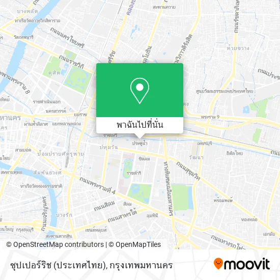 ซุปเปอร์ริช (ประเทศไทย) แผนที่