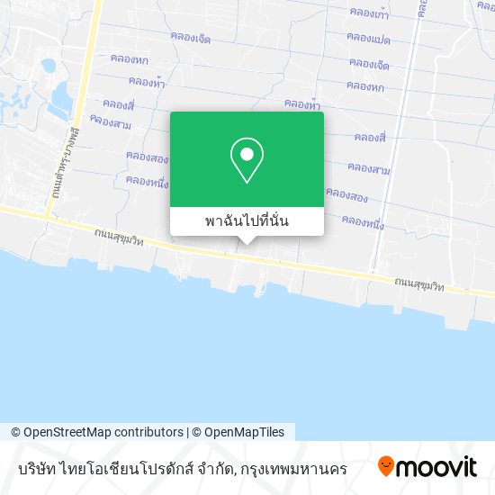 บริษัท ไทยโอเชียนโปรดักส์ จํากัด แผนที่