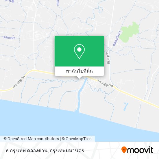 ธ.กรุงเทพ คลองด่าน แผนที่