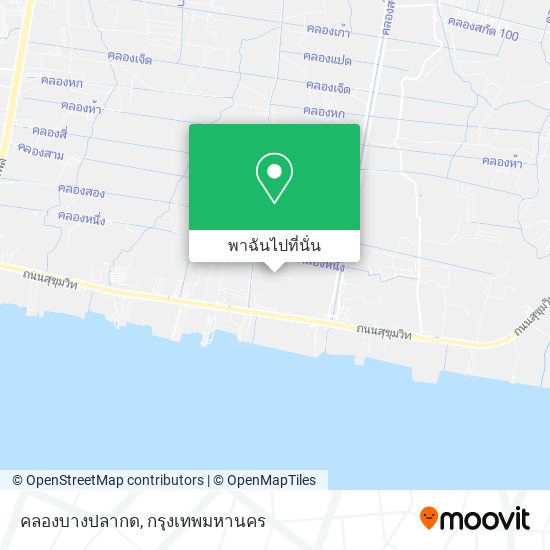 คลองบางปลากด แผนที่