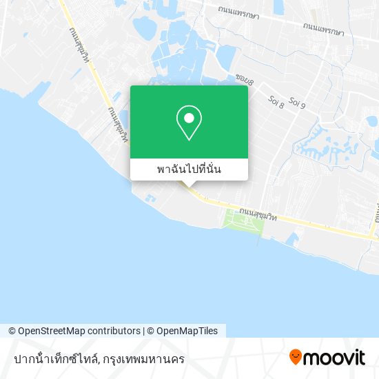 ปากน้ําเท็กซ์ไทล์ แผนที่