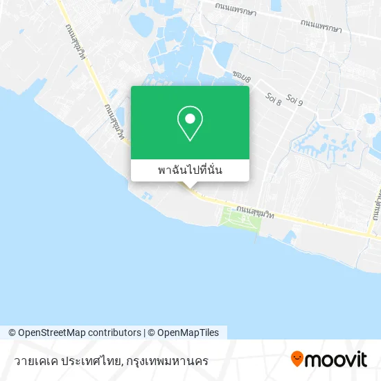 วายเคเค ประเทศไทย แผนที่