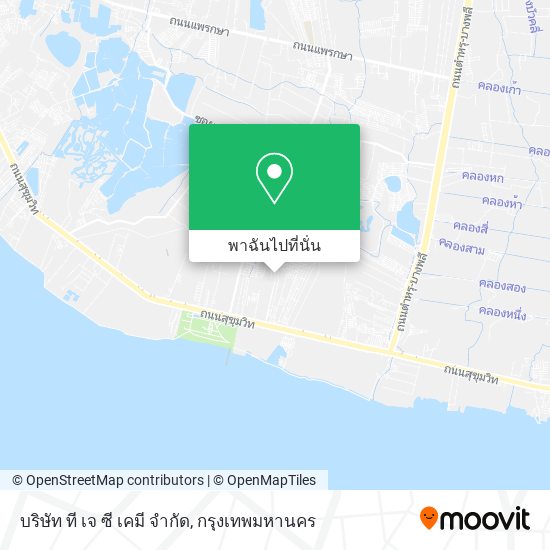 บริษัท ที เจ ซี เคมี จํากัด แผนที่