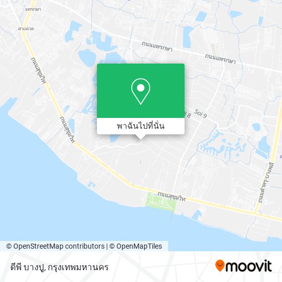 ดีพี บางปู แผนที่