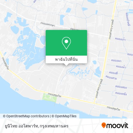 ยูนิไทย ออโตพาร์ท แผนที่