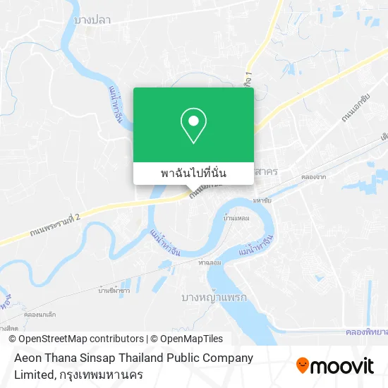 Aeon Thana Sinsap Thailand Public Company Limited แผนที่