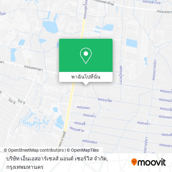 บริษัท เอ็นเอสอาร์เซลส์ แอนด์ เซอร์วิส จํากัด แผนที่