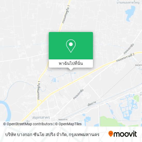 บริษัท บางกอก ซันโย สปริง จํากัด แผนที่