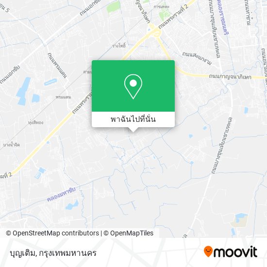 บุญเติม แผนที่