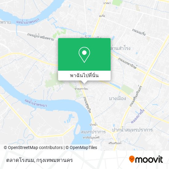 ตลาดโรงนม แผนที่