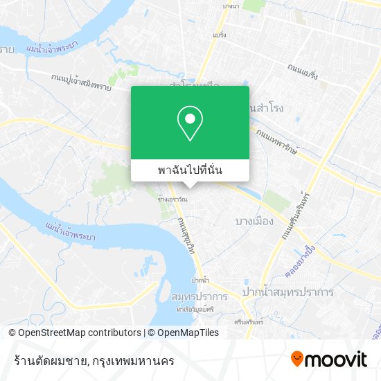 ร้านตัดผมชาย แผนที่