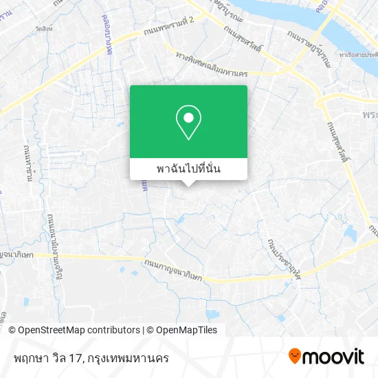 พฤกษา วิล 17 แผนที่