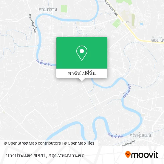 บางประเเดง ซอย1 แผนที่