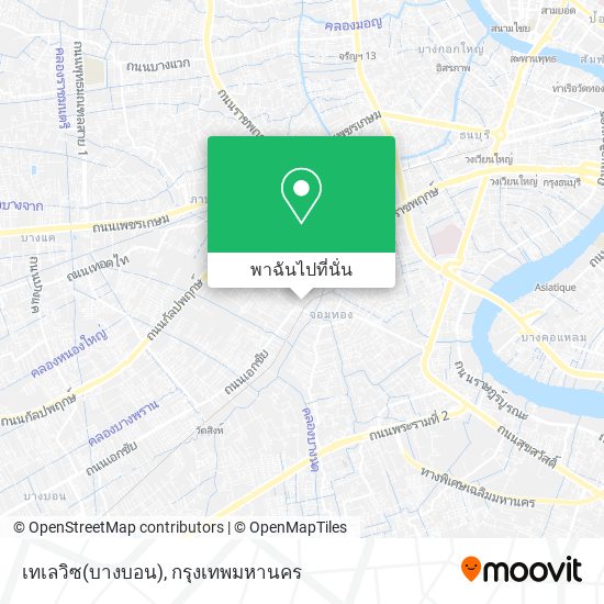 เทเลวิซ(บางบอน) แผนที่