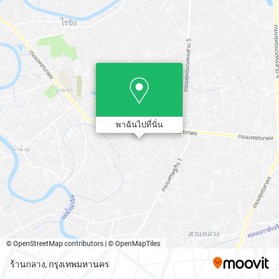 ร้านกลาง แผนที่